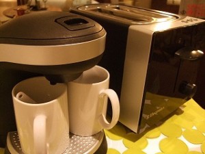 コーヒーメーカー＆トースター